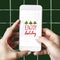 Enjoy holiday on a mobile phone screen mockup