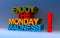 Enjoy the monday madness on blue