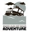 Enjoy our off road adventure, badge or emblem