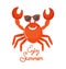 Enjoy Summer, Crab in Glasses, Oceanic Animal