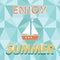 Enjoy summer vector typography