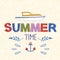 Enjoy summer vector typography