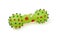 Enjoyable and colourful bone rubber toy for pets dogs.