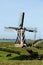 Enkhuizen, the Netherlands - October 12th 2018: 19th century windmill