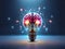 Enlightened Intelligence: Future Tech Bulb and Brain Innovation