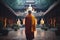 Enlightenment Journey: Asian Monk in Devotion.