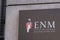 Enm logo and sign on entrance Ecole nationale de la magistrature in Bordeaux city