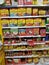 Ennis, Ireland - Nov 17th, 2017: Tesco Store in Ennis County Clare, Ireland. Selection of various mexican food produce.