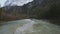 Enns river and beautiful mountain view in Gesause National Park, Styria region, Austria