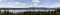 Enny Lake at Grand Teton - panorama view from the Inspiration Point