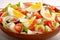 Ensalada campera traditional spanish salad with fresh vegetables