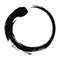 Enso Zen Circle Brush Black Ink Vector Illustration