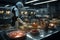 Enter a futuristic kitchen where robot chefs