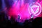 Enter Shikari alternative rock band performs on stage