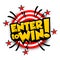 Enter to win on round target