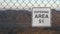 Entering Area 51 Sign