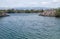 Entering the Colorado River at Needles, California