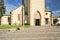 Entering gate of Church of st. Nicholas in Liptovsky Mikulas town