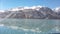 Entering in the Glacier Bay National Park Alaska view from the ship