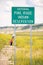 Entering Pine Ridge Indian Reservation Road Sign