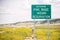 Entering Pine Ridge Indian Reservation Road Sign