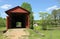 Entering Staats Mill Covered Bridge