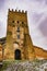 The entering tower of Lubart`s castle in Lutsk