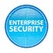 Enterprise Security floral blue round button
