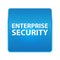 Enterprise Security shiny blue square button