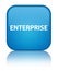 Enterprise special cyan blue square button