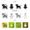 Entertainment, farm, pets and other web icon in black, flat, monochrome style. Eggs, toy, recreation icons in set