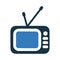 Entertainment, television vector, TV icon