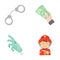 Entertainment, work, bank and other web icon in cartoon style.hose, extinction, fire, icons in set collection.