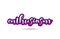 enthusiasm calligraphic pink font text logo icon typography design