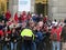 Enthusiastic Washington Nationals Fans at the Parade in Washington DC