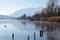 An entire lake completely frozen - Lake Endine - Bergamo - Italy