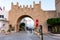 Entrance arch of Port El Kantaoui in Sousse, Tunisia.