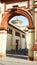 Entrance archway to the Mercat de le Flors, Barcelona