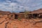 Entrance area at Twyefelfontain with the Prehistoric Bushman engravings, rock painting