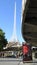 Entrance of Australian Music Vault with the spire of Arts Centre in the background