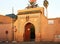 Entrance in Bahia Palace in Marrakech