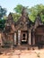 Entrance of the Banteay Srei Temple in Cambodia