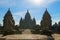 Entrance Candi Sewu Buddhist complex in Java, Indonesia