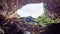 Entrance cavern of Fig Tree Cave where the original roof of the cave has collapsed