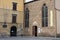 Entrance of Cenacle of the Holy Spirit near the Basilica of Santo Spirito Church in Florence, Italy