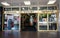 Entrance of the central market arcade with people and name written in Adelaide SA Australia