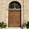 Entrance of Chania cathedral dedicated to Panagia Trimartyri