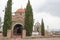 Entrance of Church of all Saints, Larnaka, Cyprus