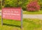 Entrance civil rights activist W.E.B. DuBois boyhood home in Spring