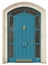 Entrance classic doors for the house